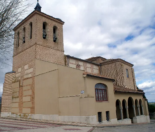Church of the Holly Cross, Fuente de Santa Cruz, Segovia, Spain.