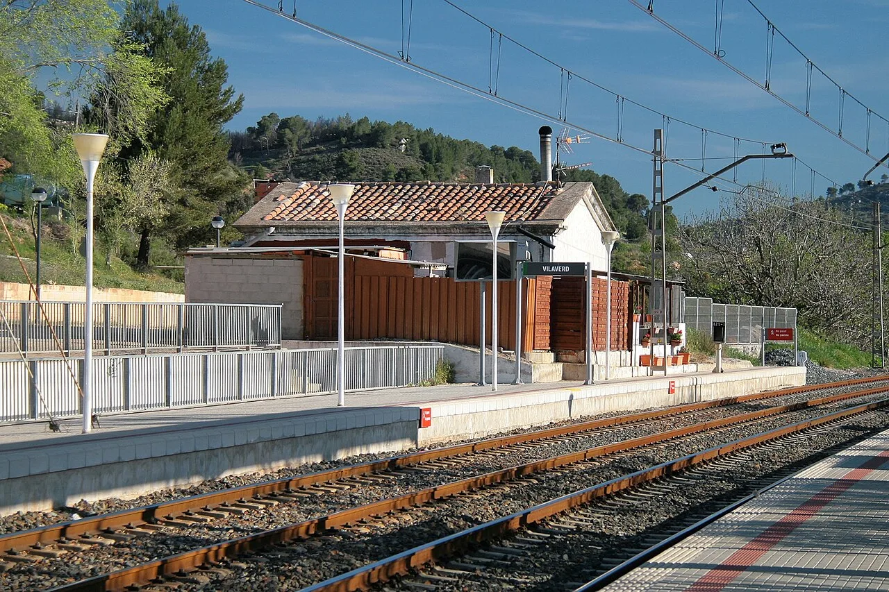 Estación de Vilaverd.