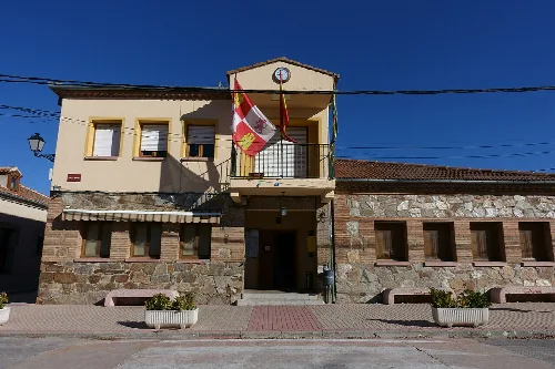 Casa consistorial de Anaya (Segovia, España).