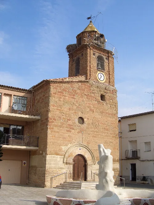 Altorricon Church in Aragon, Spain.