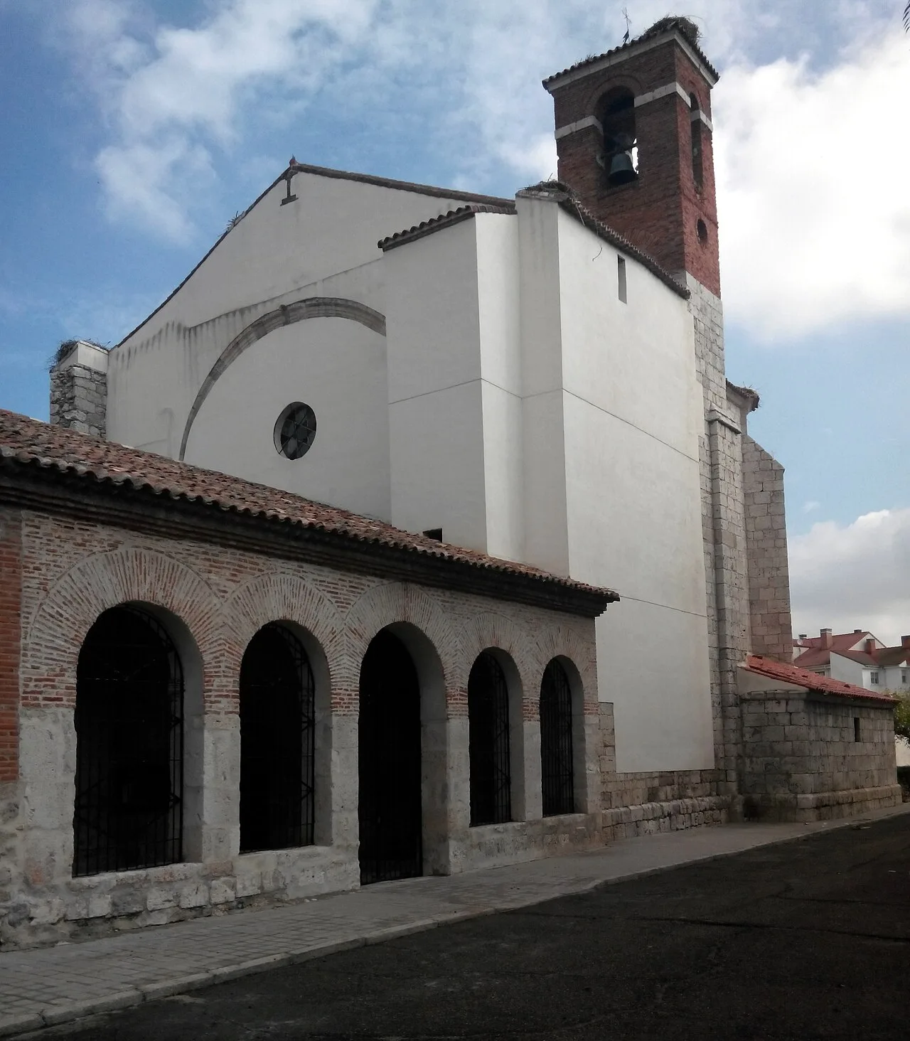 Church of St. John the Baptist in Santovenia de Pisuerga, Valladolid, Spain.