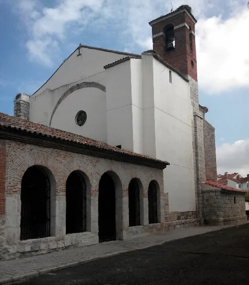 Church of St. John the Baptist in Santovenia de Pisuerga, Valladolid, Spain.