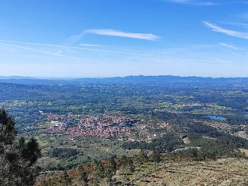 Valverde del Fresno desde el Mirador de las Chupenas
