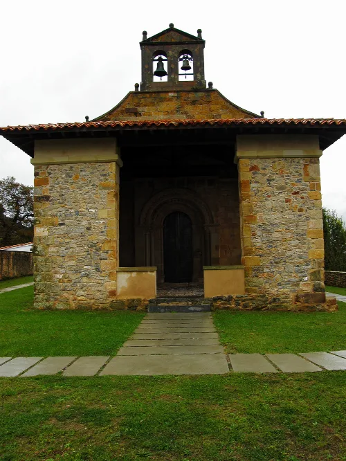 Romanesque Church of Santa María de Narzana, in Sariego (Asturias, Spain)