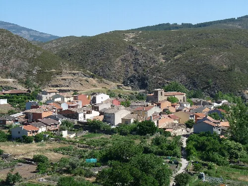 View of Tortuero, Guadalajara, Castile-La Mancha, Spain.