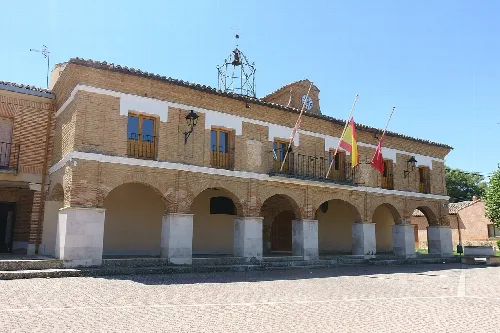 Casa consistorial de Cuenca de Campos (Valladolid, España).
