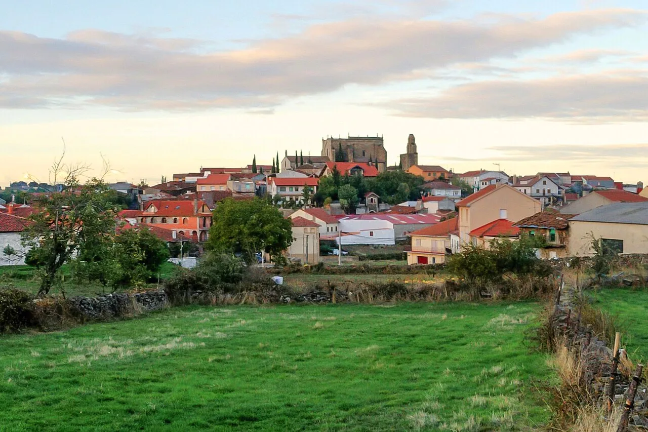 Panorámica de Robleda, en Salamanca, España.