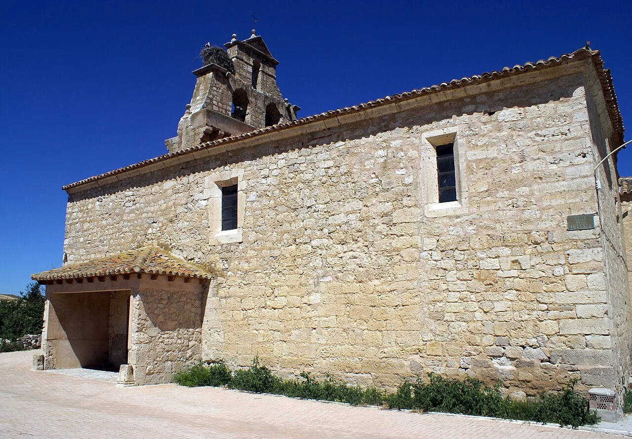 Church of El Salvador in Torrecilla de la Torre, Valladolid, Spain.