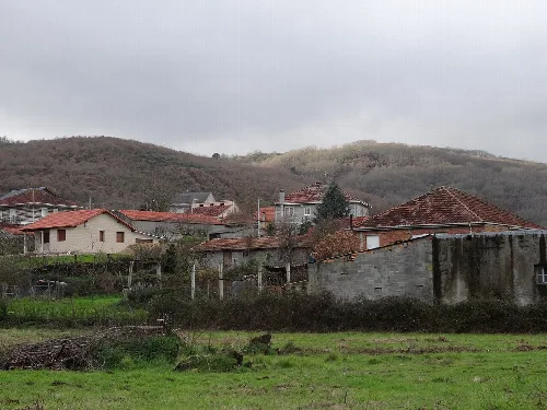 Vista de Nocedo no concello dos Blancos, Ourense.