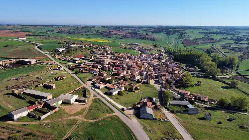 Santa Cecilia, Burgos, Vista aérea