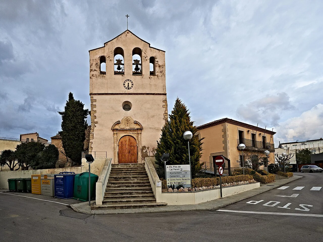 Santa fe del Penedès church, Catalonia, Spain.