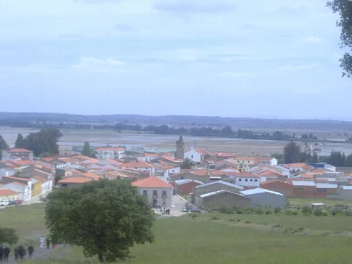 Vista del Villar desde la Ermita.