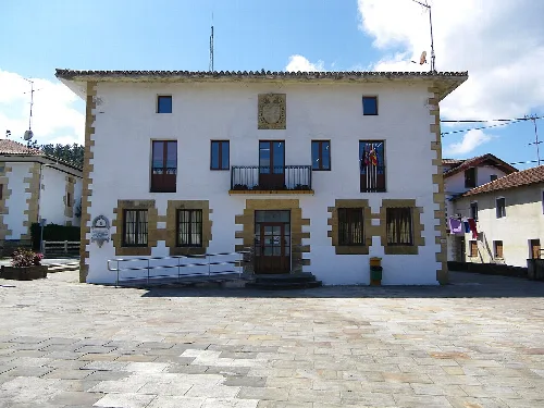Town hall of Muxika, Biscay, Basque Country.