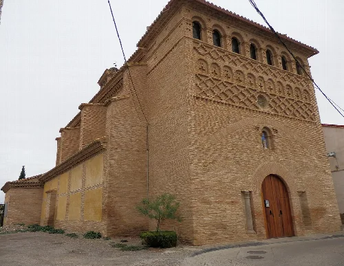Church in San Mateo de Gállego, Zaragoza, Spain.