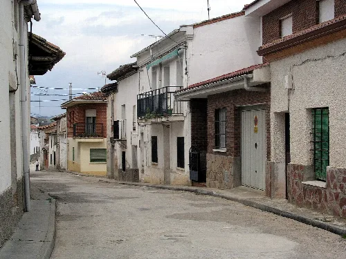Málaga del Fresno, Provincia de Guadalajara, Castilla-La Mancha, Spain. Street scene.

The photo was taken the 8th of April 2004 by Håkan Svensson (Xauxa).