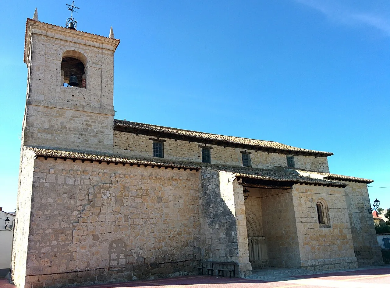 Iglesia de Nuestra Señora de la Asunción, en Valle de Cerrato (Palencia, España).