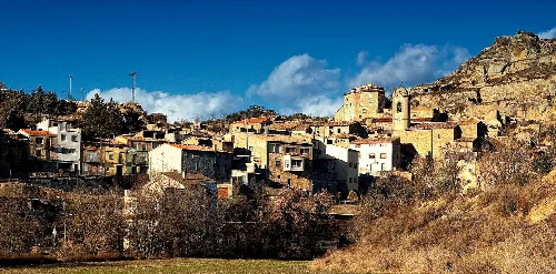 General landscape of Biosca (Catalonia, Spain)