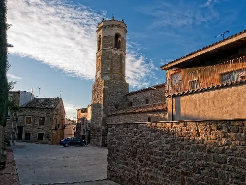 Sant Salvador church of Massoteres (Catalonia, Spain)