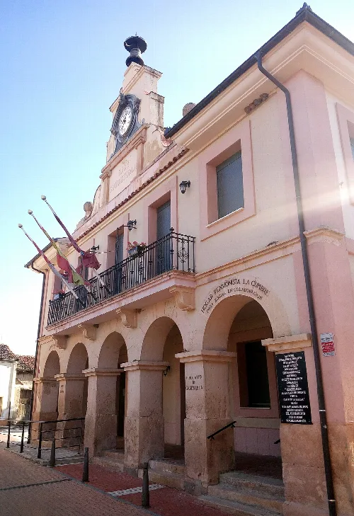 Town hall in Cabezuela, Segovia, Spain.