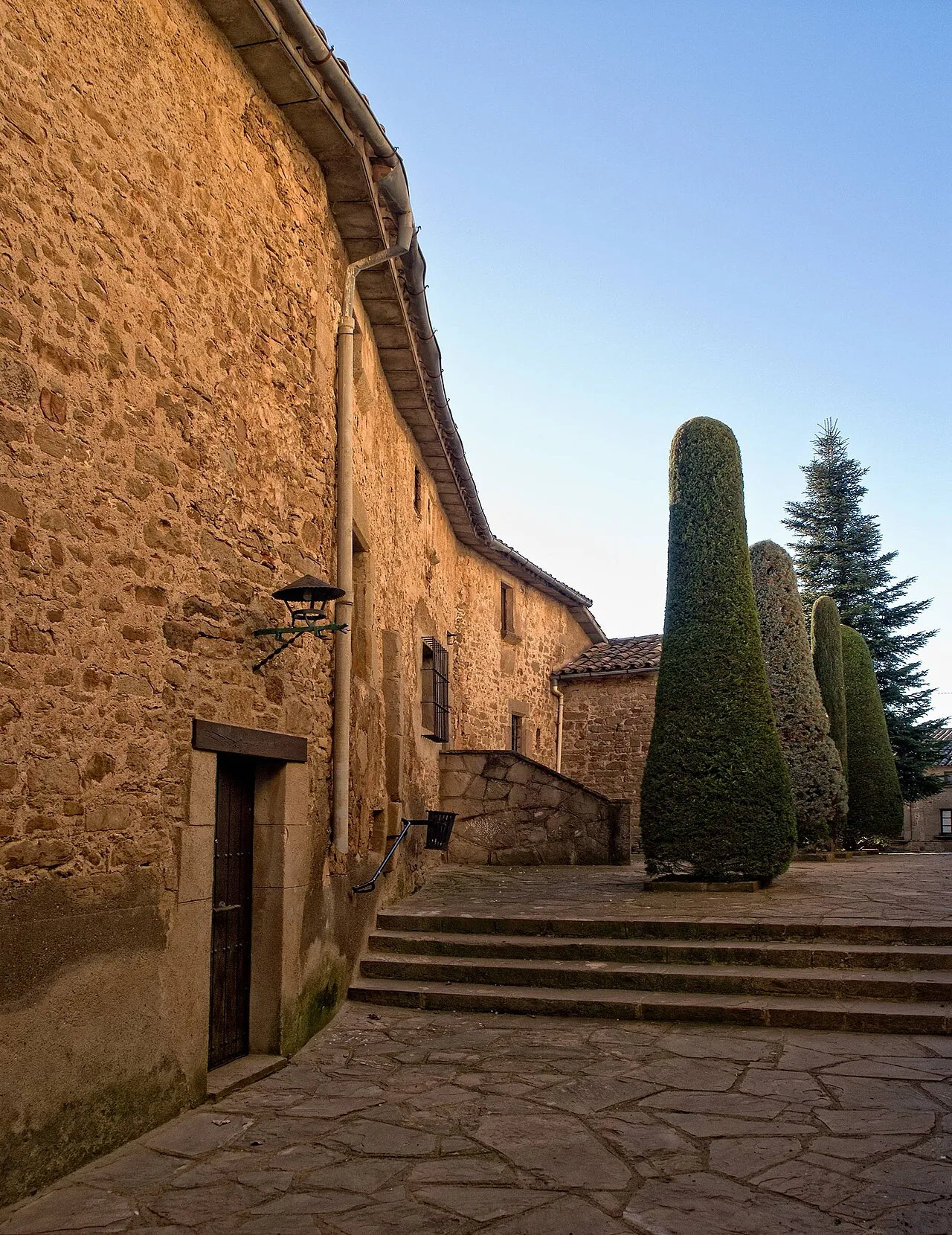 Church Street of Perafita (Catalonia, Spain)
