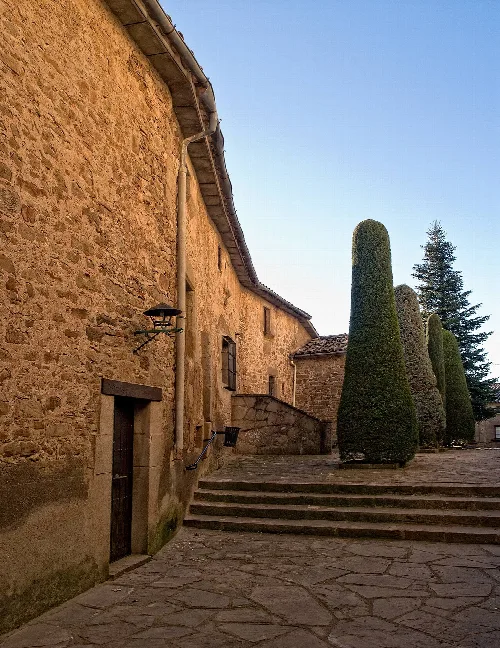 Church Street of Perafita (Catalonia, Spain)