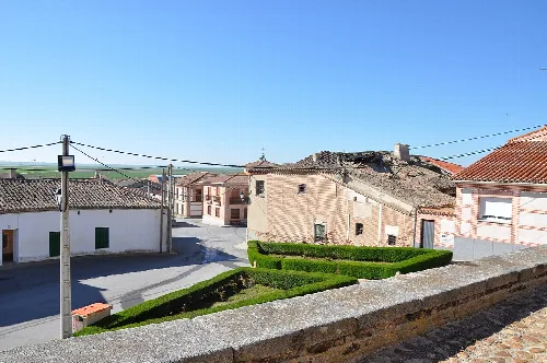 Overview of Barromán, Ávila, Spain.
