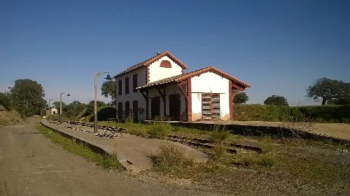 Estación de El Soldado en el término municipal de Villanueva del Duque (Córdoba, España)