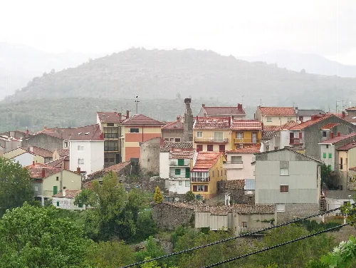 View of Navarrevisca, Ávila, Spain.