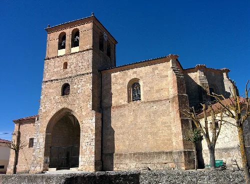 Iglesia de Santa Eulalia de Mérida, en Miraveche (Burgos, España).