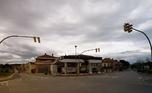 Crossroad of Vilanova del Vallès.