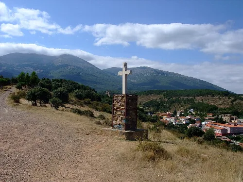 The village seen from the north-east, with the Moncayo behind