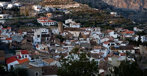 Vista general de Cónchar, provincia de Granada (España)