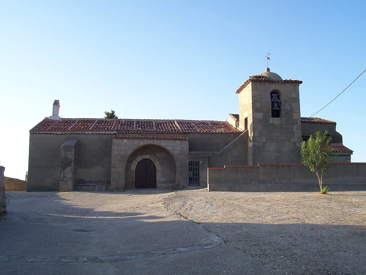 Iglesia de San Sebastián, Cachorrilla, provincia de Cáceres, España.