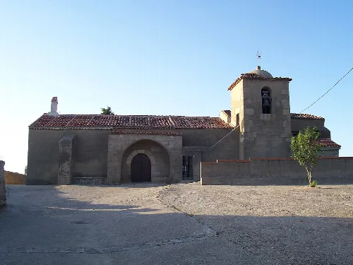 Iglesia de San Sebastián, Cachorrilla, provincia de Cáceres, España.