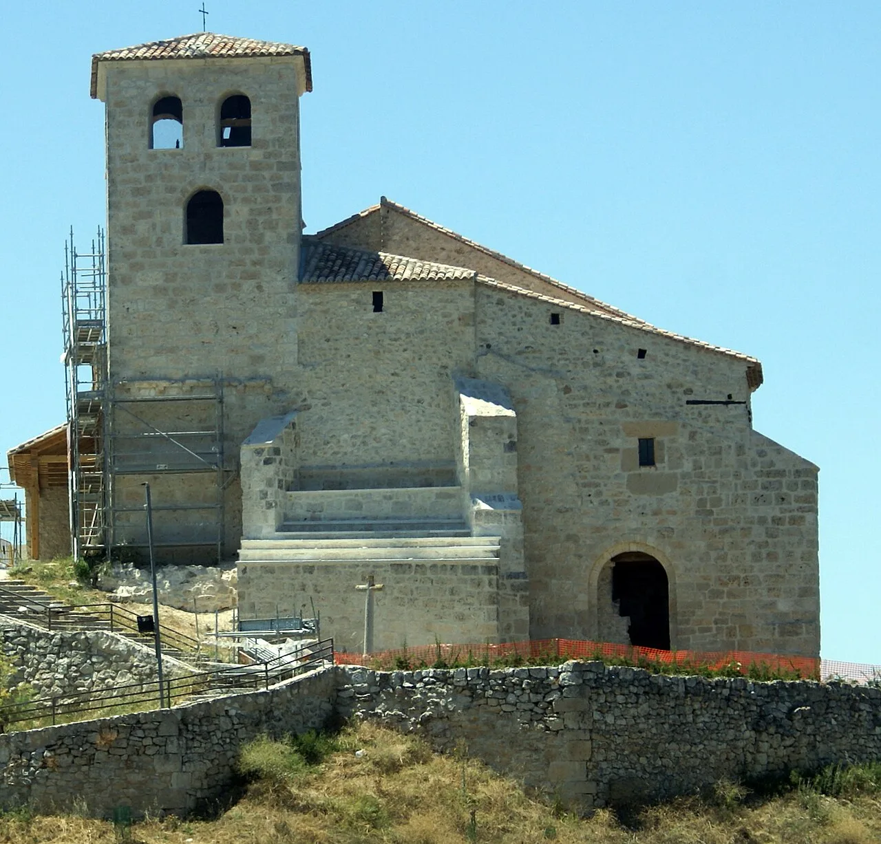 Church of Saint Bartholomew in Fompedraza, Valladolid, Spain.