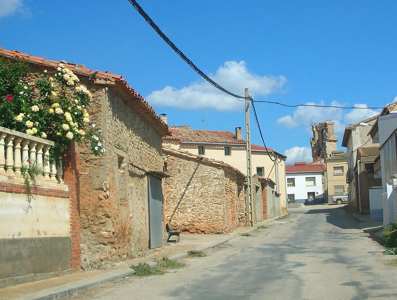 Street in Cucalón, Aragon