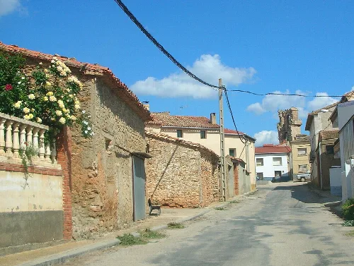 Street in Cucalón, Aragon