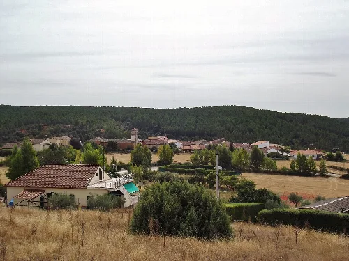 Vista de La Mierla, provincia de Guadalajara.