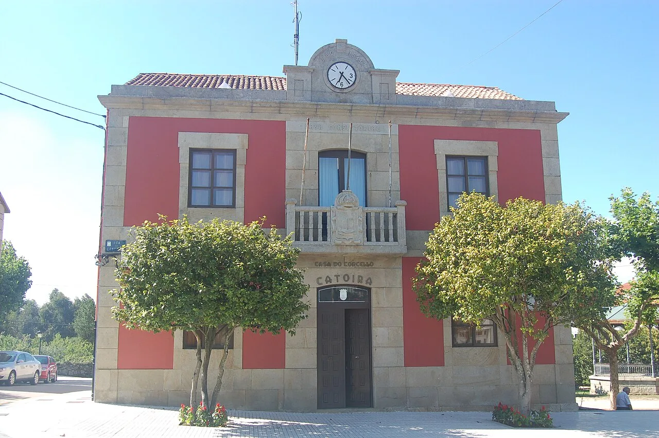 Antiga casa consistorial de Catoira, trasladada a un novo edificio en 2018