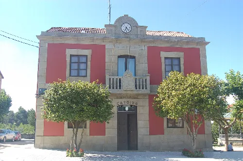 Antiga casa consistorial de Catoira, trasladada a un novo edificio en 2018