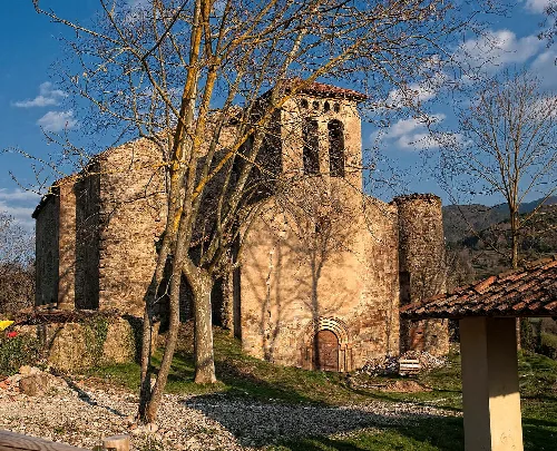Vallfogona de Ripollès old church (Catalonia, Spain)