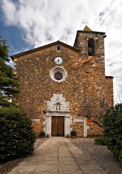 Sant Martí church of Pontós, Catalonia, Spain.