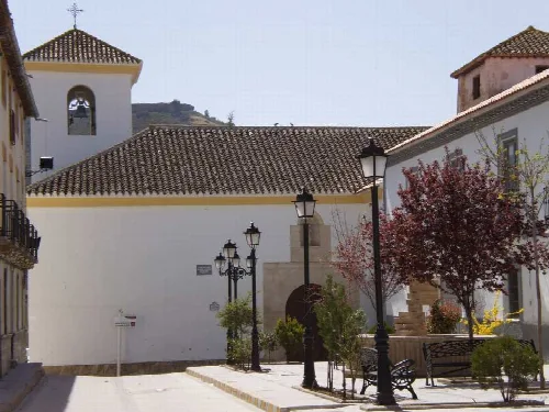 Iglesia de Jayena, en Granada, España.