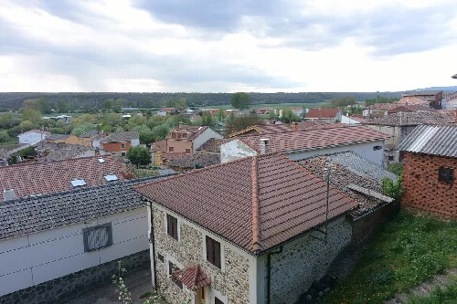 Vista parcial de Villalba de Guardo (Palencia, España).