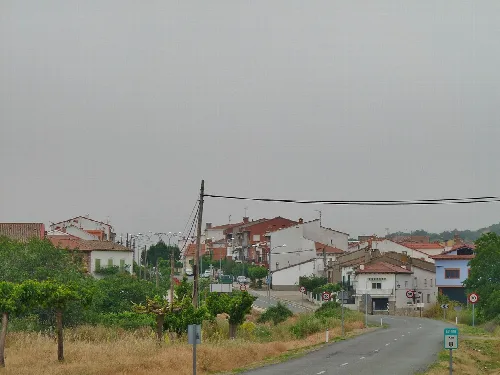 View of Higuera de las Dueñas, Ávila, Castile and León, Spain.