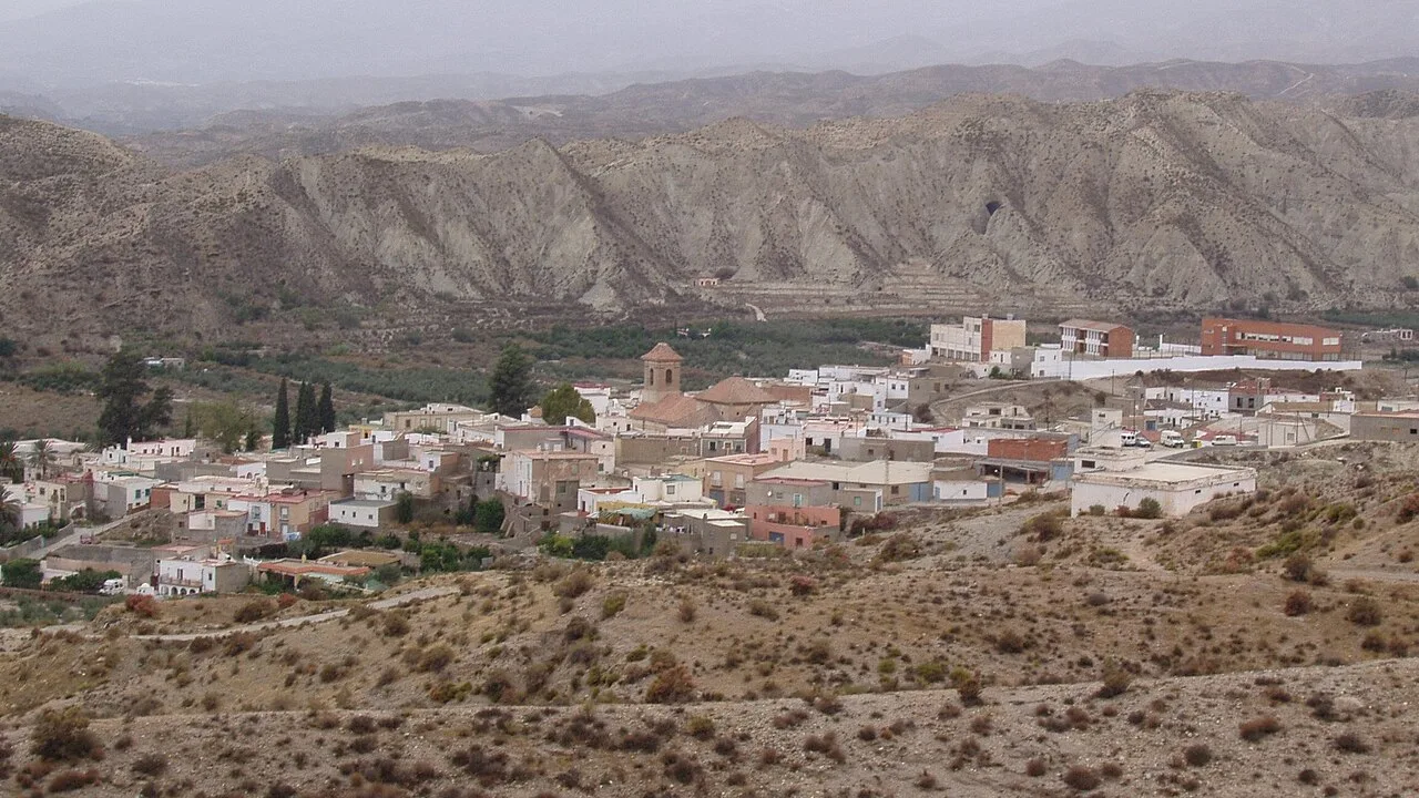 Localidad de Alhabia, en la provincia de Almería (España)