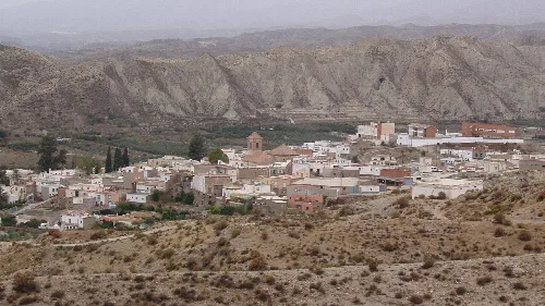 Localidad de Alhabia, en la provincia de Almería (España)