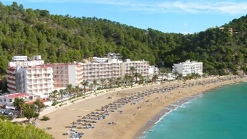 The bay of Cala de San Vicent, North East Ibiza