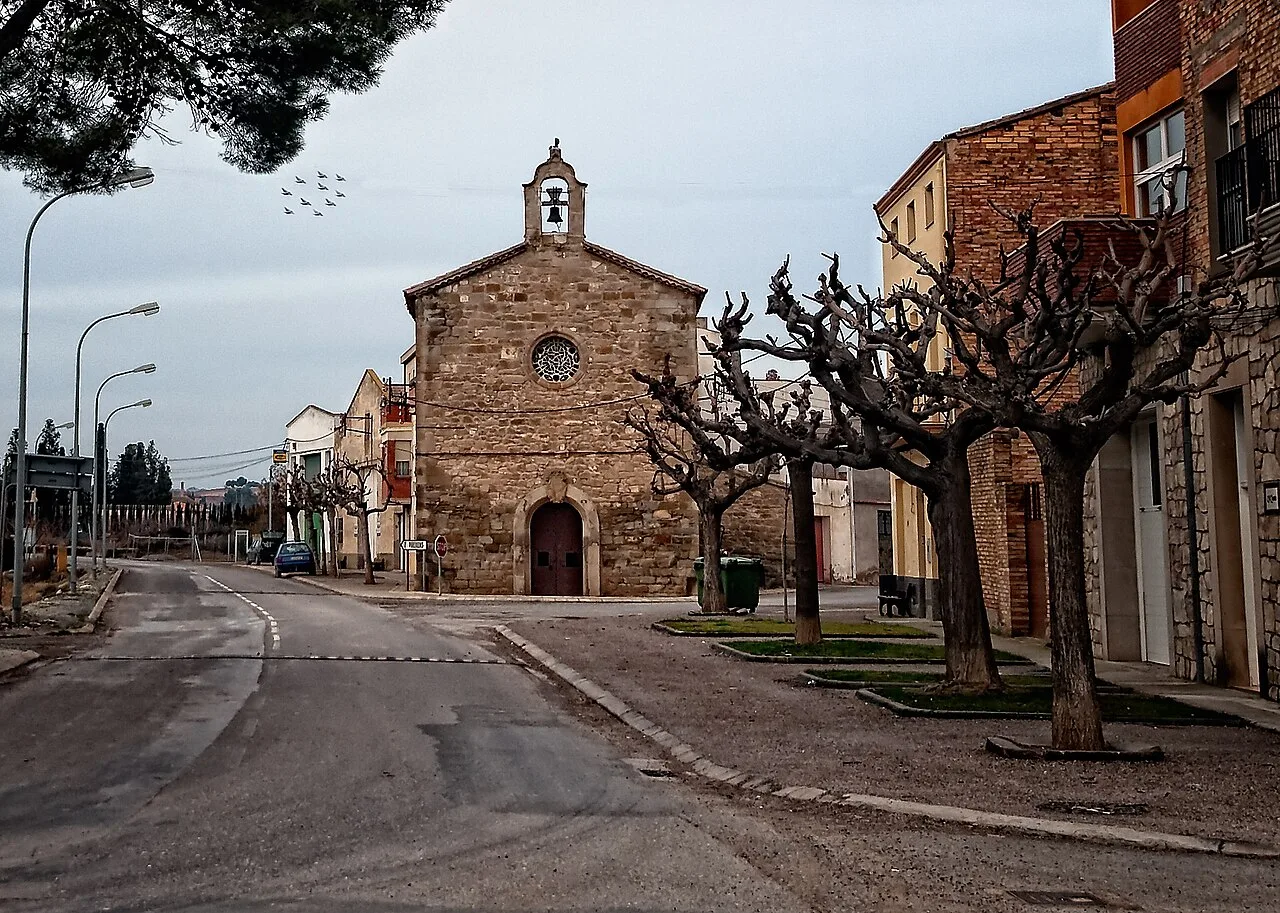 Sant Sebastia church of Castellserà (Catalonia, Spain)