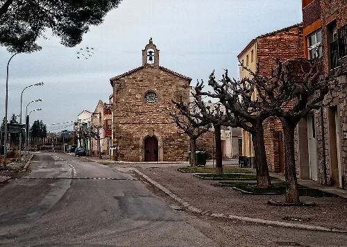 Sant Sebastia church of Castellserà (Catalonia, Spain)